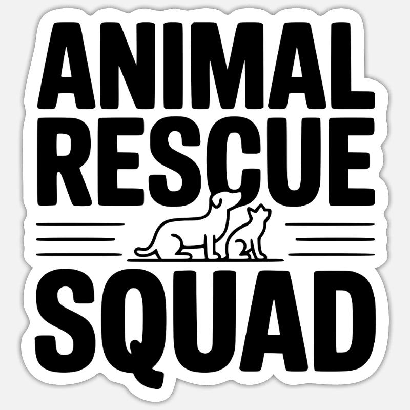 Animal Rescue Squad Sticker size S (10 x 10 cm)