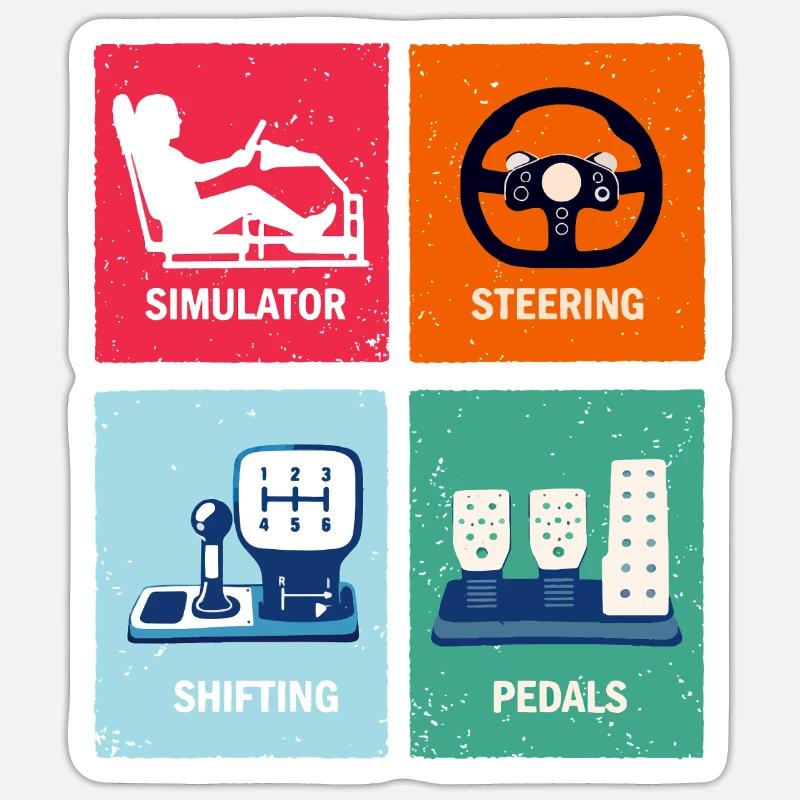 Sticker Größe S (10 x 10 cm) - 