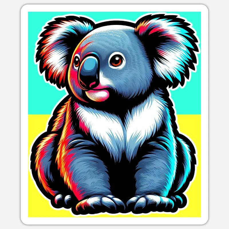 Koala - Sticker size S (10 x 10 cm) - white matte