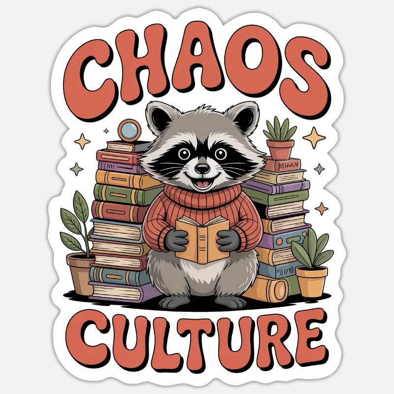 Cluttercore Enthusiast - Sticker size S (10 x 10 cm) - white matte