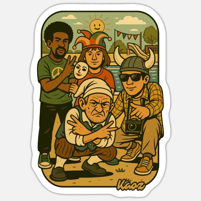 Sticker size S (10 x 10 cm) - 