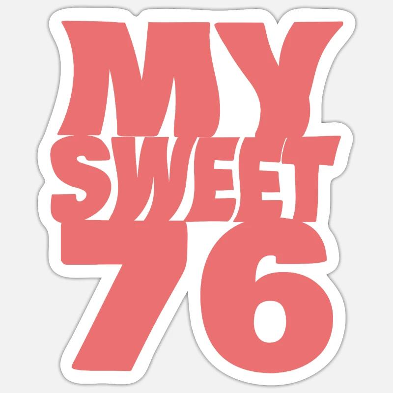 Suess 76 - Sticker taille S (10 x 10 cm) - blanc mat