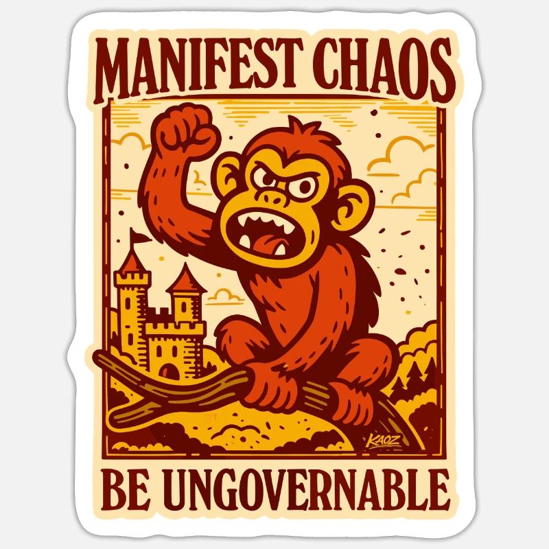 Sticker taille S (10 x 10 cm) - 