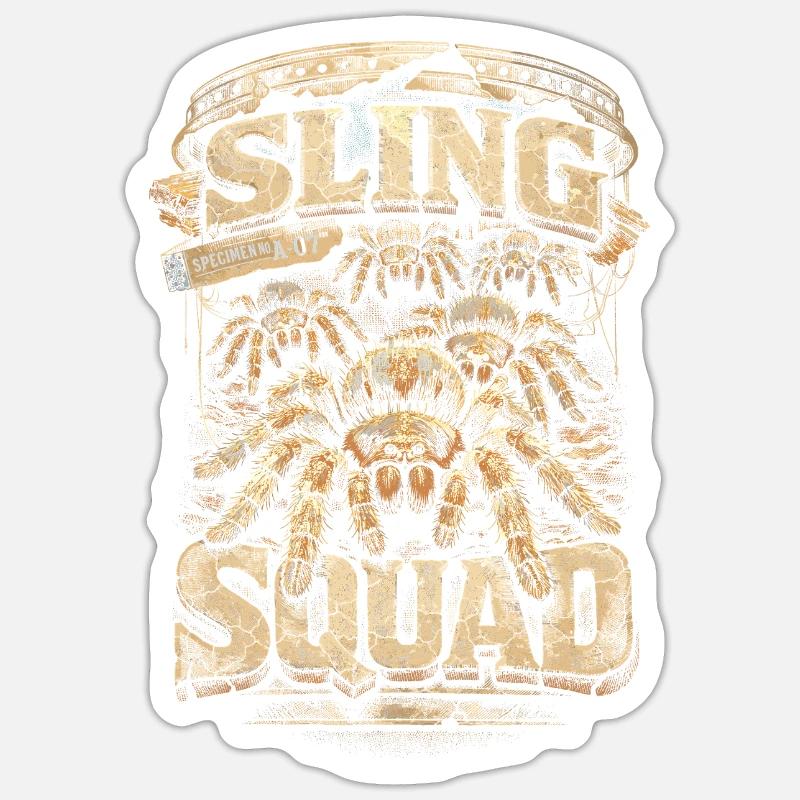 Tarantula Sling Squad Sticker size S (10 x 10 cm)