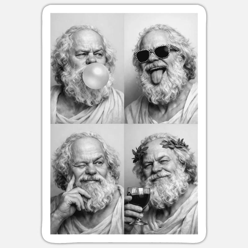 Sticker Größe S (10 x 10 cm) - 