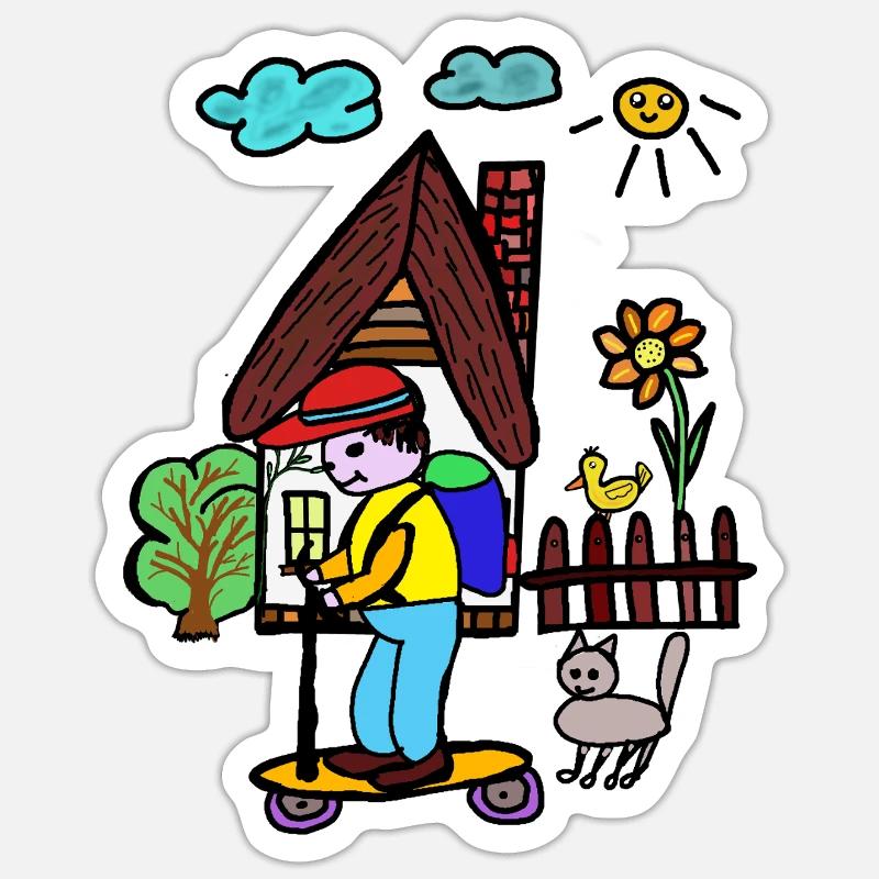 Sticker Größe S (10 x 10 cm) - 