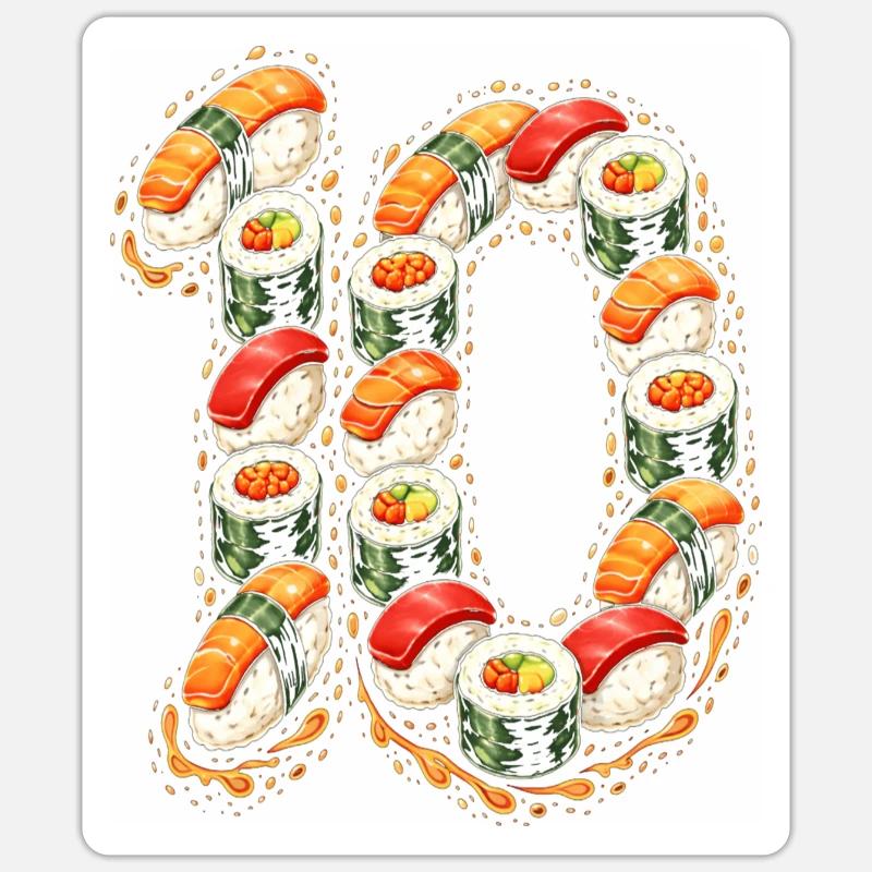 Sticker Größe S (10 x 10 cm) - 