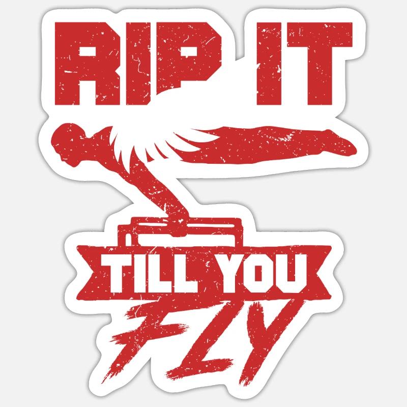 Calisthenics - Sticker size S (10 x 10 cm) - white matte