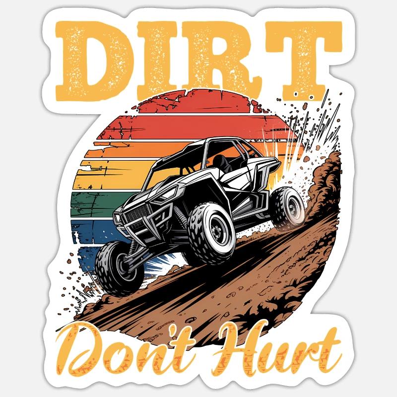 UTV Off Road 4 Wheeler Side by side Sticker Größe S (10 x 10 cm)