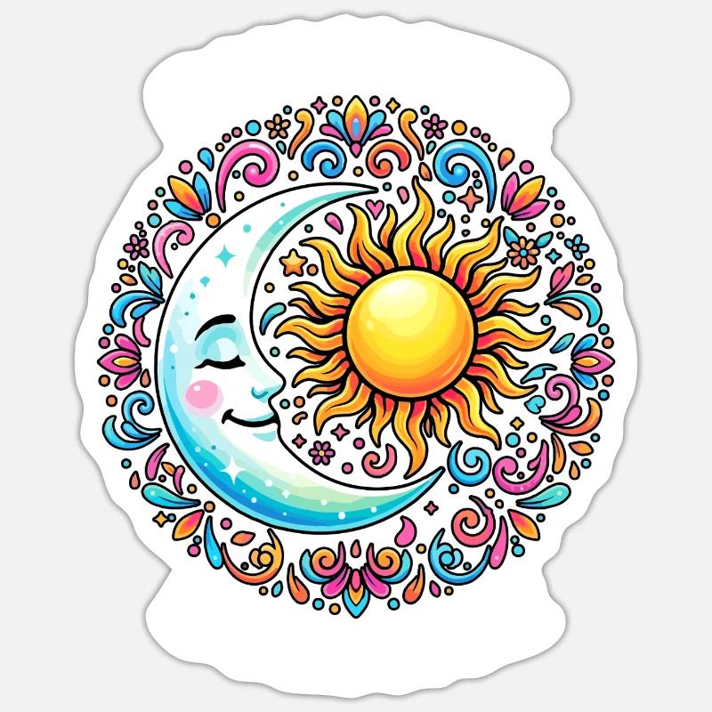 Litha Pagan Solstice d’été Midsommar Sticker taille S (10 x 10 cm)
