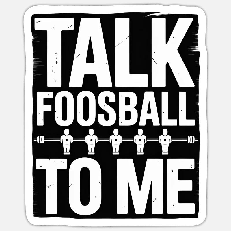 Table Soccer Evolution Funny Foosball Foosball Sticker size S (10 x 10 cm)