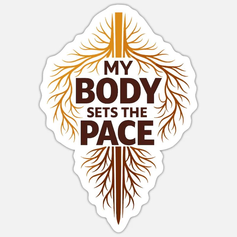 Somatic Healing Somatic Therapy - Sticker size S (10 x 10 cm) - white matte