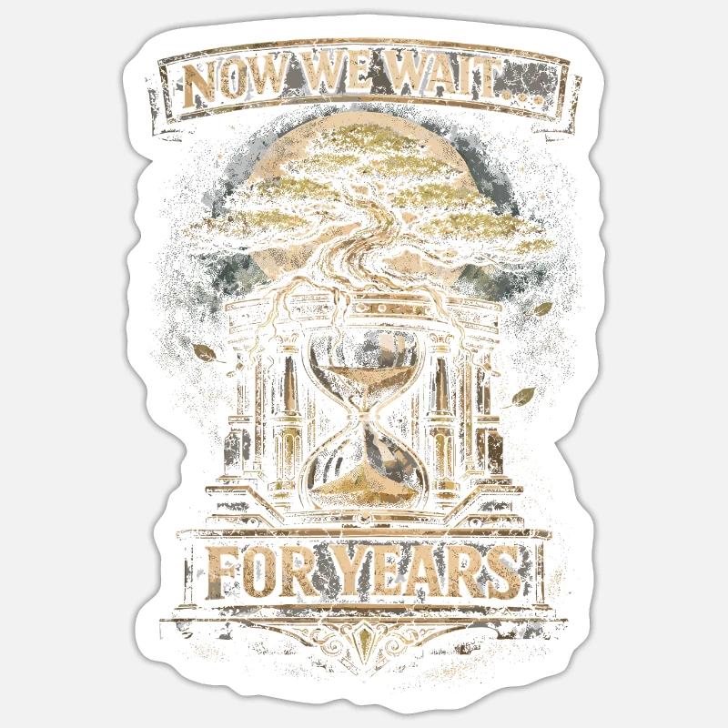 Bonsai tree - Sticker size S (10 x 10 cm) - white matte