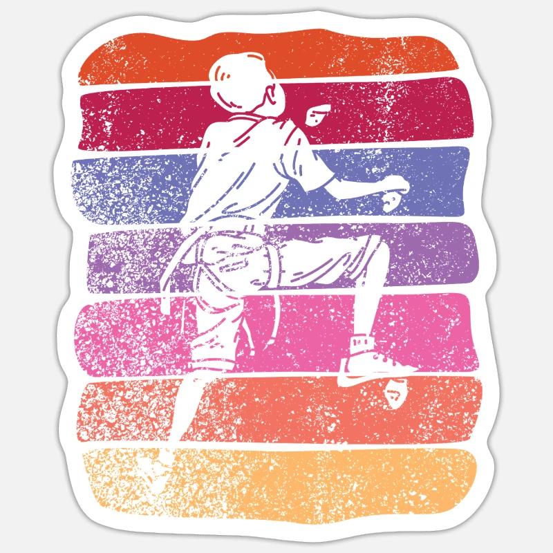 Bloc de bloc de Boulderer - Sticker taille S (10 x 10 cm) - blanc mat