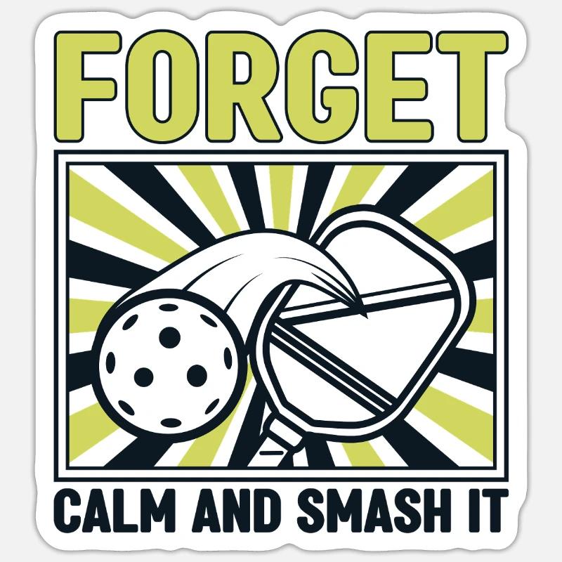 Forget silence – beat it! - Sticker size S (10 x 10 cm) - white matte