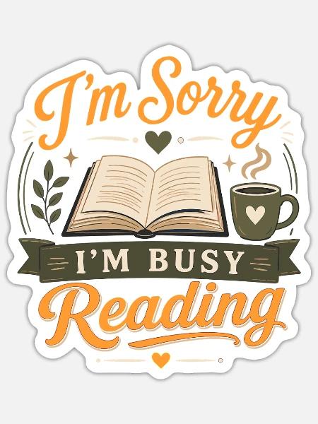 Ein Kapitel Noch Bookworm Leseratte - Sticker Größe S (10 x 10 cm) - Mattweiß