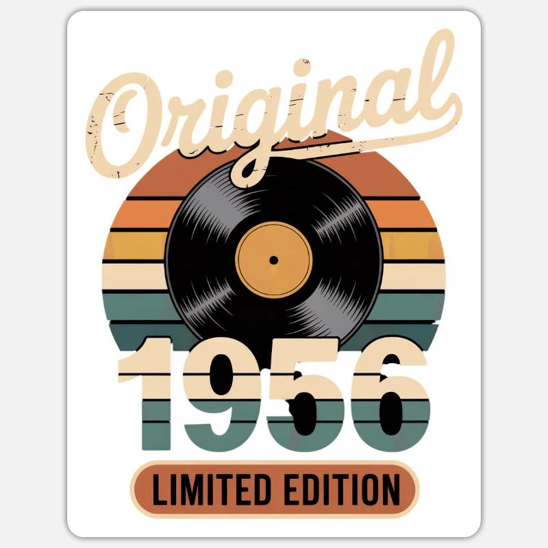 Edition limitée 1956 - Sticker taille S (10 x 10 cm) - blanc mat