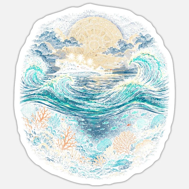 Belize Belizean Root - Sticker size S (10 x 10 cm) - white matte