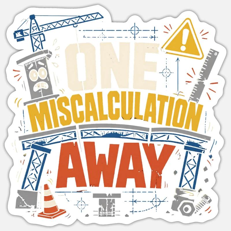 Bridge Engineer Civil Engineering - Sticker size S (10 x 10 cm) - white matte