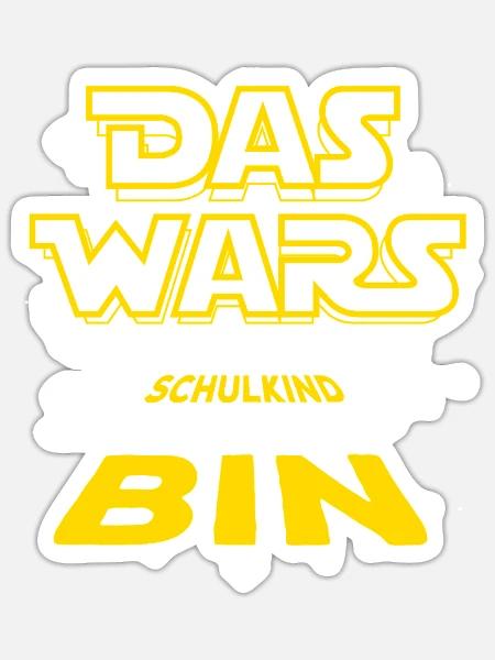 Schulkind - Einschulung - Erstklässler - Sticker Größe S (10 x 10 cm) - Mattweiß