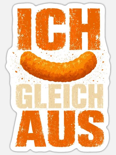 Ich flip Gleich Aus - Sticker Größe S (10 x 10 cm) - Mattweiß