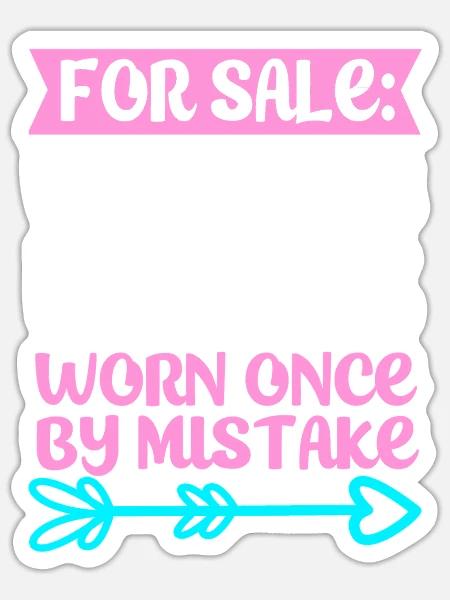 Scheidung - Sticker Größe S (10 x 10 cm) - Mattweiß