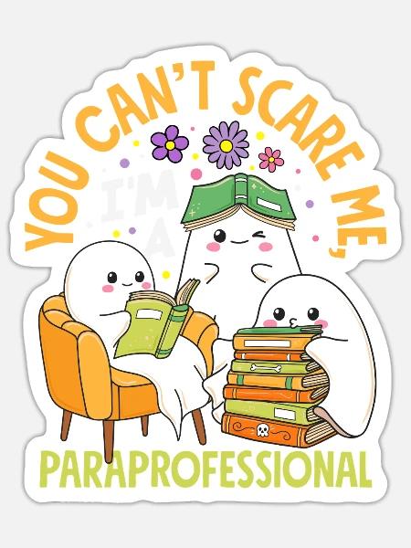 Para Normal Activities Sped-lehrer - Sticker Größe S (10 x 10 cm) - Mattweiß