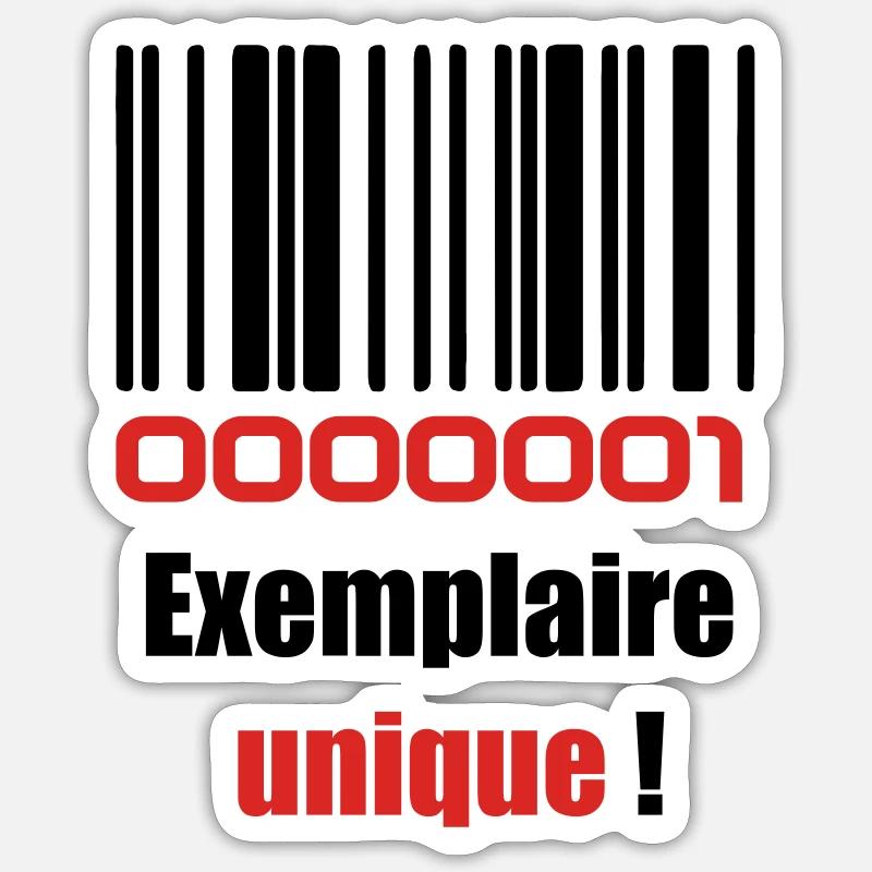 exemplaire unique Sticker taille S (10 x 10 cm)