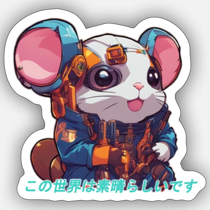 Sticker taille S (10 x 10 cm) - 