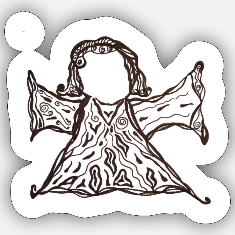 Angelo Sticker formato S (10 x 10 cm)