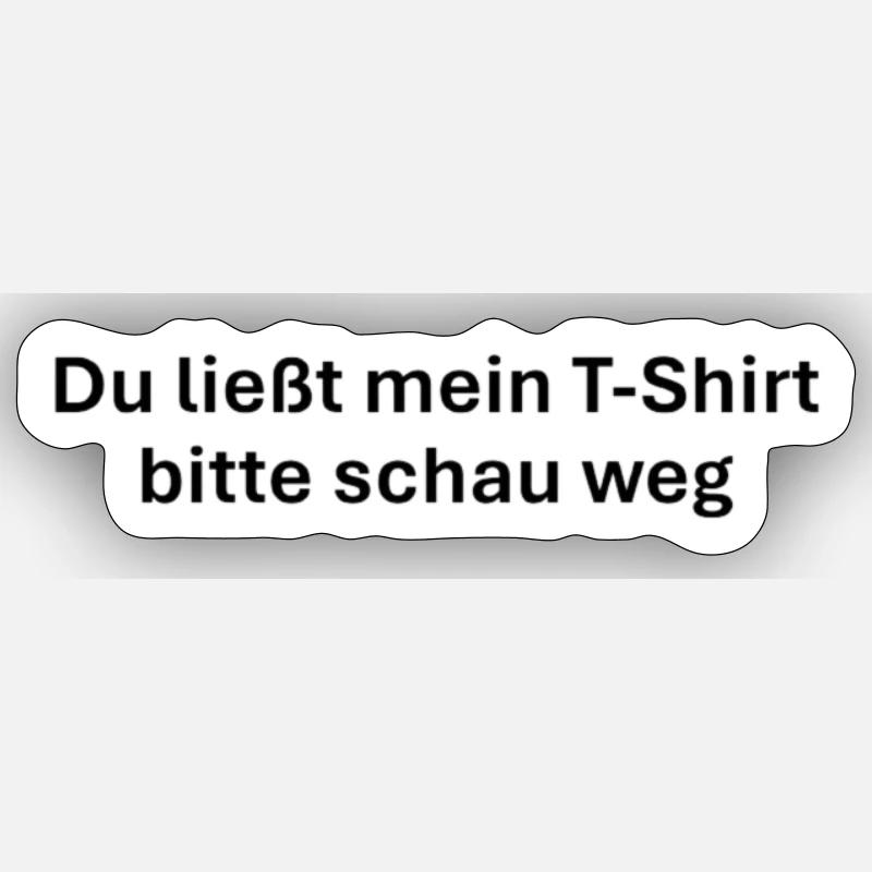 Witziger Spruch - Sticker Größe S (10 x 10 cm) - Mattweiß