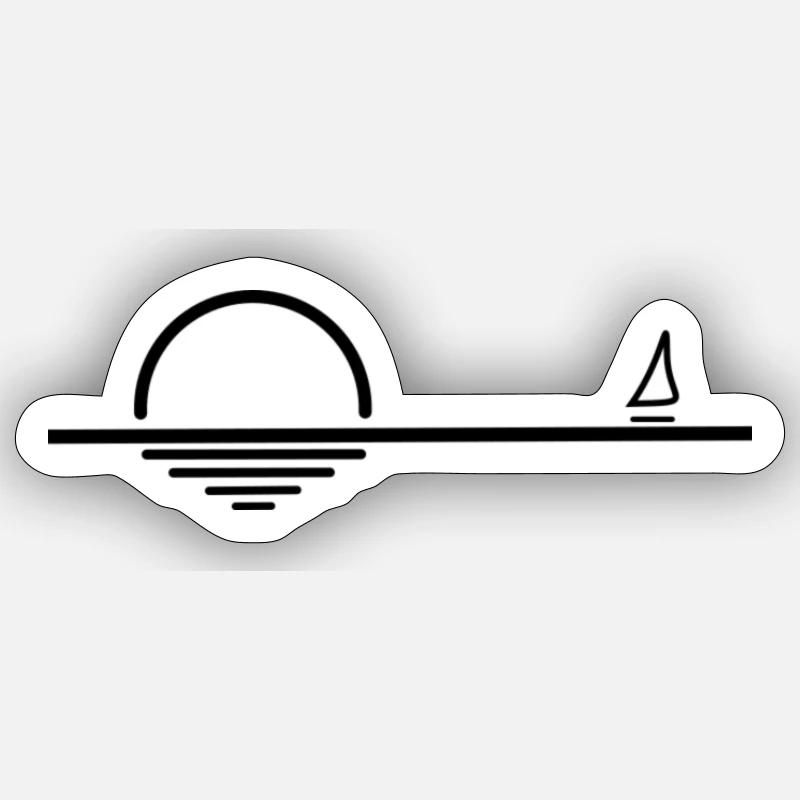 Into the sun Sticker size S (10 x 10 cm)