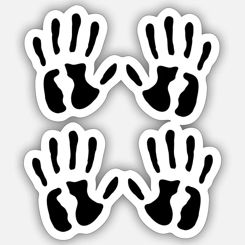 Geburtstag 20 Jahre - Sticker Größe S (10 x 10 cm) - Mattweiß