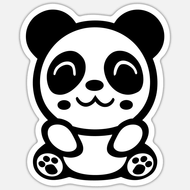 Panda Bear 02.0 Sticker size S (10 x 10 cm)
