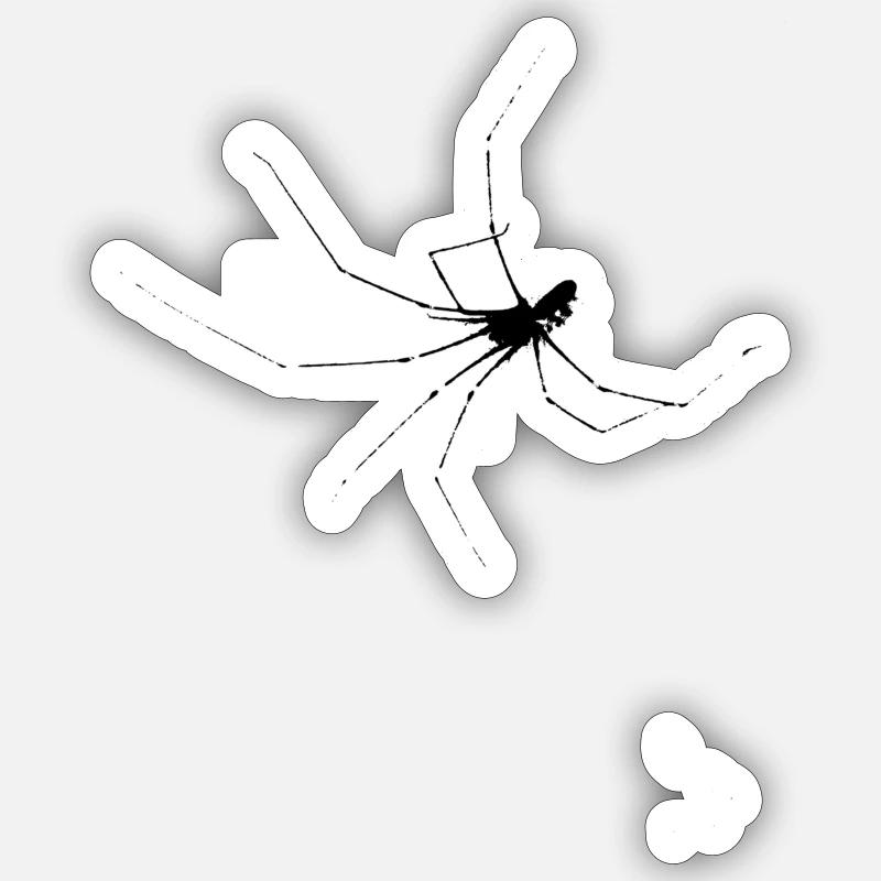 Spinne Sticker Größe S (10 x 10 cm)