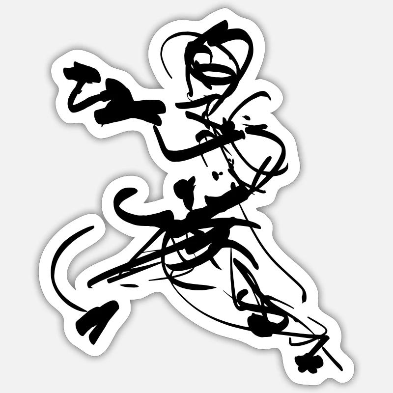 mantis style Sticker Größe S (10 x 10 cm)