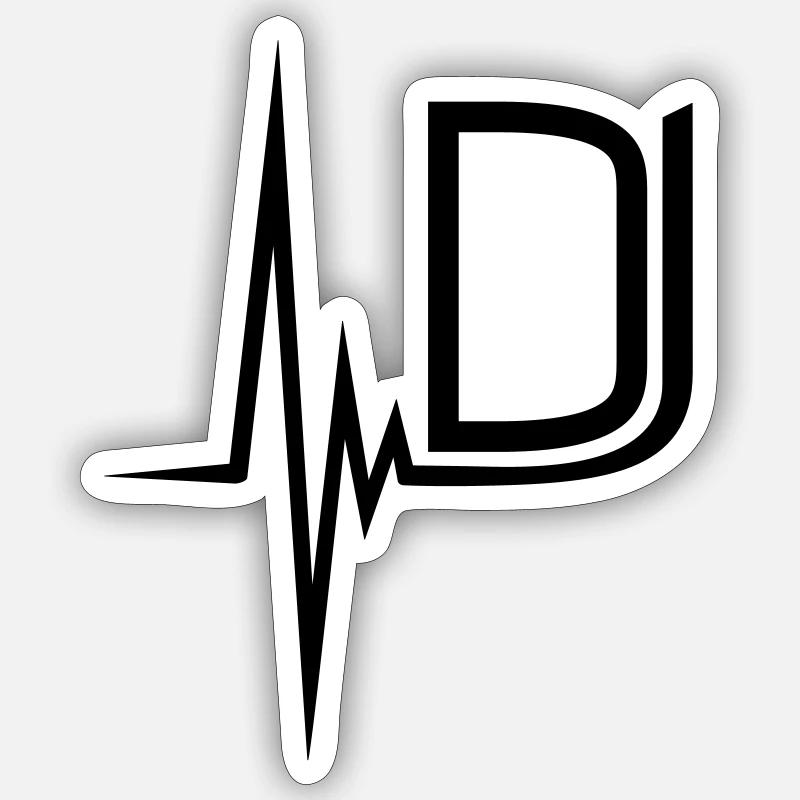 dj_pulse Sticker size S (10 x 10 cm)
