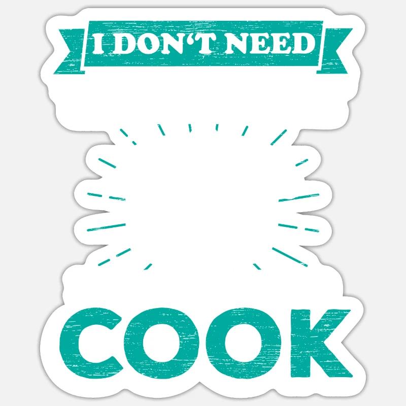 Cuisiner Sticker taille S (10 x 10 cm)
