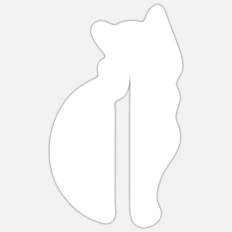 Conception de chats Sticker taille S (10 x 10 cm)