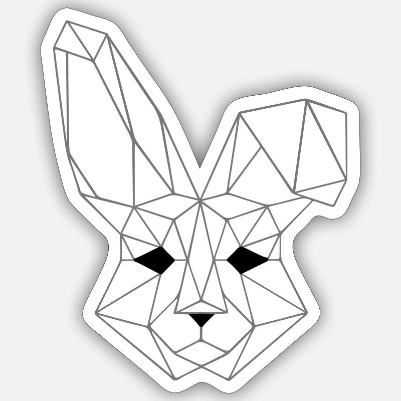 Rabbit Sticker Größe S (10 x 10 cm)