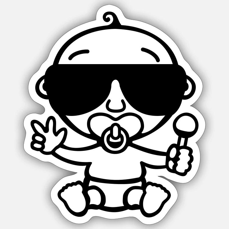 Sticker taille S (10 x 10 cm) - 