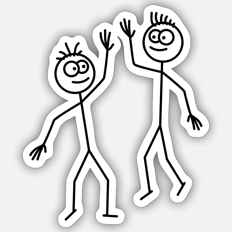 Sticker Größe S (10 x 10 cm) - 