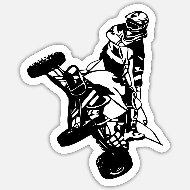 Quad Racer Sticker size S (10 x 10 cm)