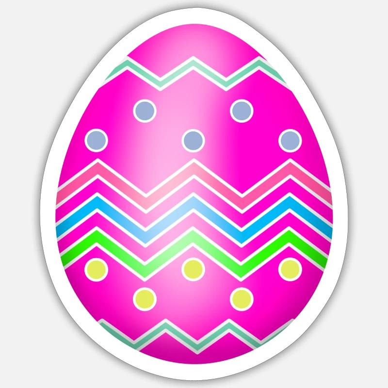 Easter egg Sticker size S (10 x 10 cm)
