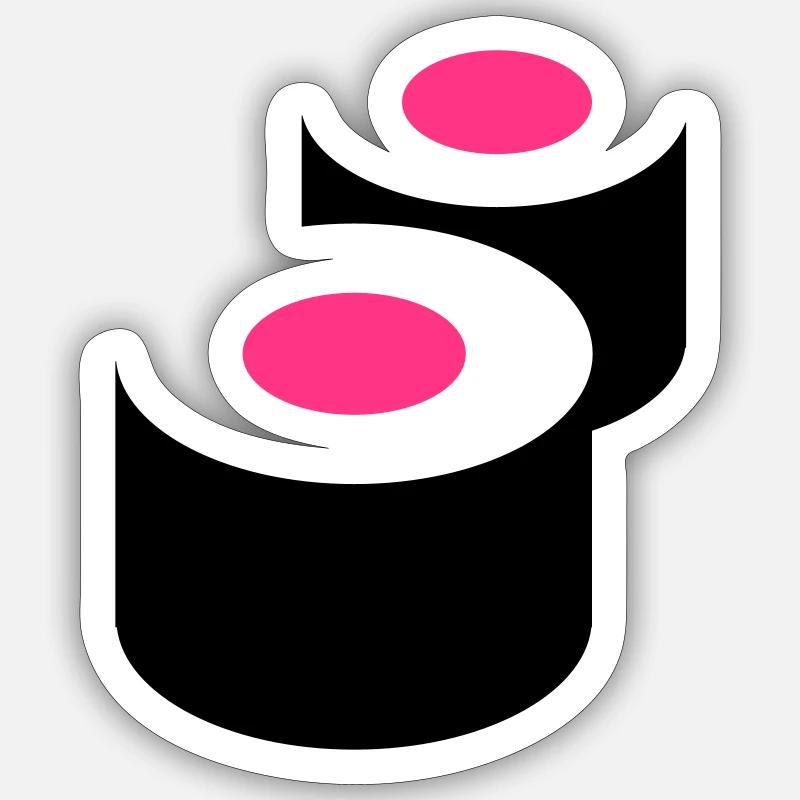 Sushi Sticker size S (10 x 10 cm)