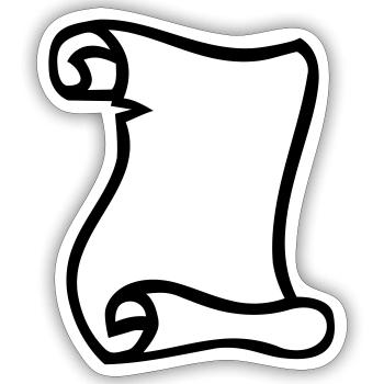 Papier - Sticker Größe S (10 x 10 cm) - Mattweiß - Vorne