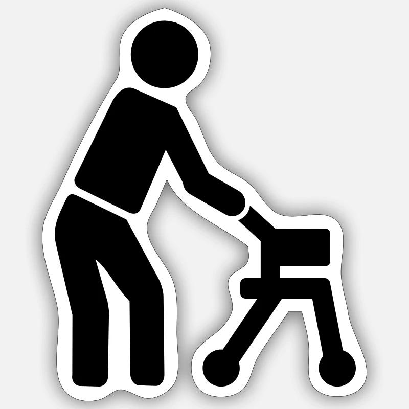 Sticker Größe S (10 x 10 cm) - 