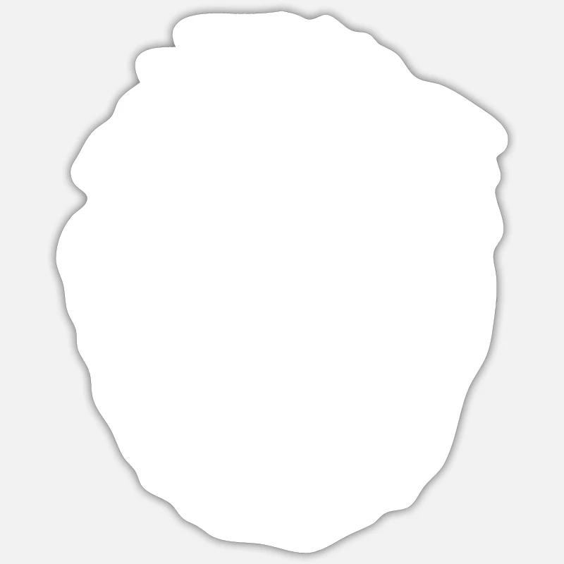 Alan Hangover Wolfpack - white Sticker size S (10 x 10 cm)