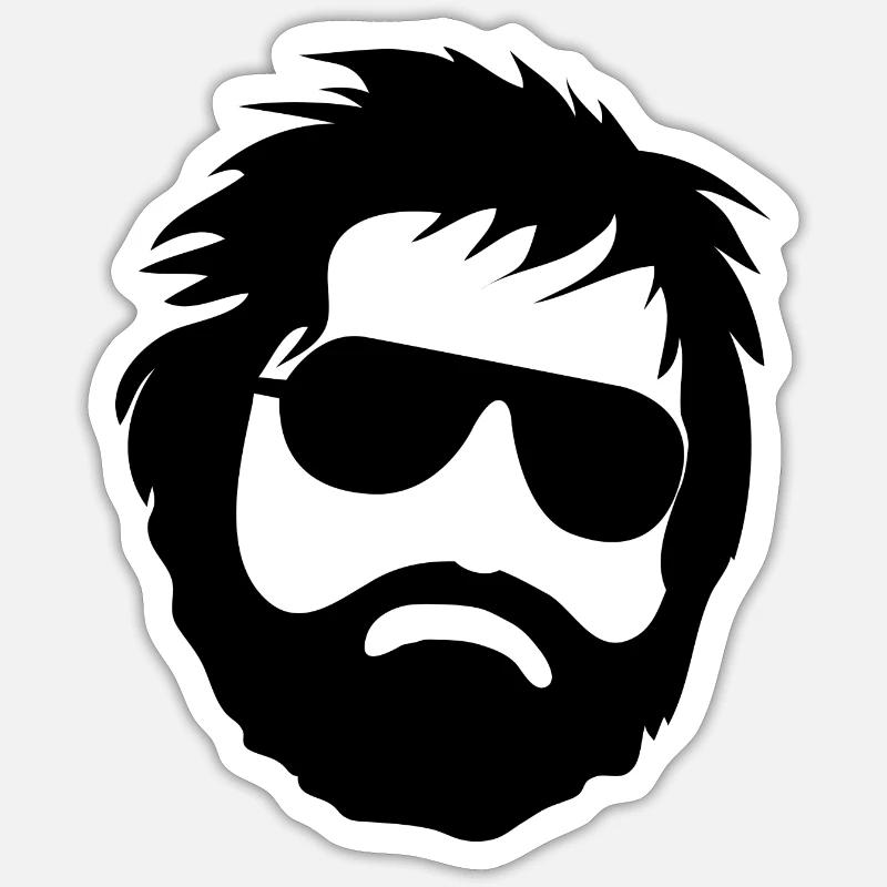 Alan Hangover Wolfpack - nero Adesivo