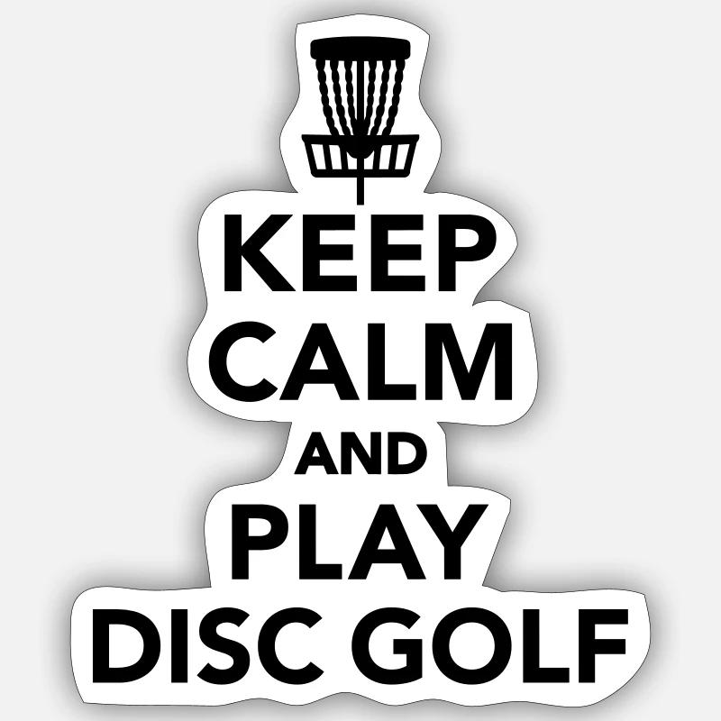 Disc golf Sticker Größe S (10 x 10 cm)